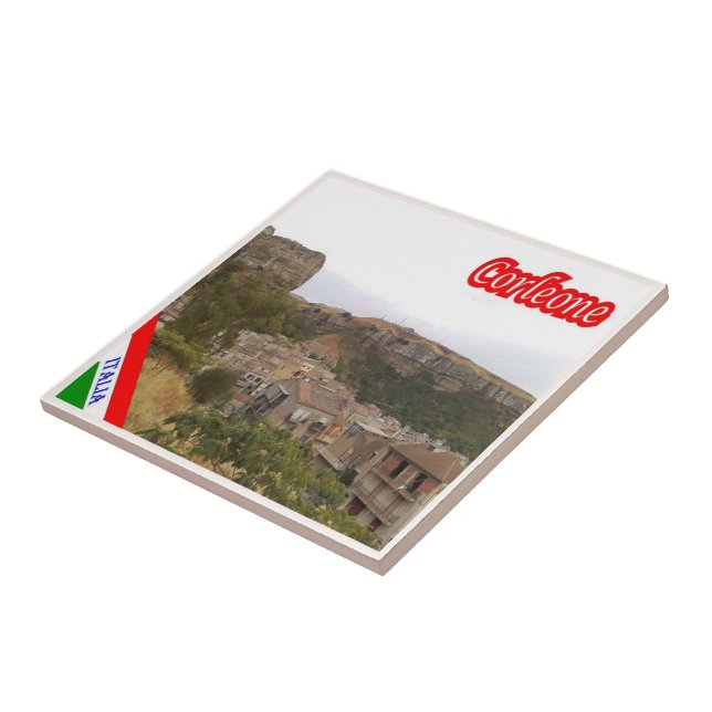 SCL080 CORLEONE, Sicily, Italy, Tile (Side)