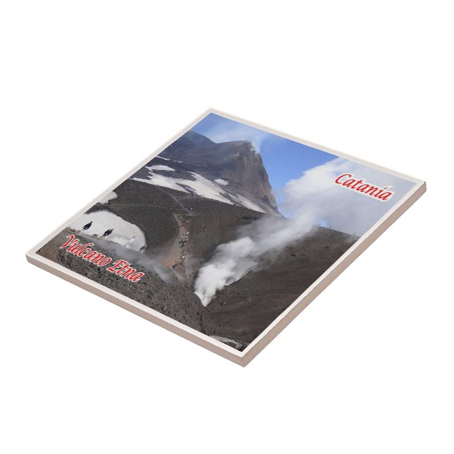 SCL089 CATANIA, ETNA, Sicily, Italy,  Tile (Side)