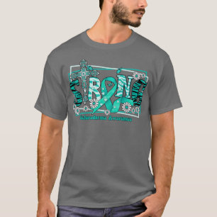 Scleroderma Awareness Awareness cross ribbon Stron T-Shirt