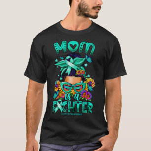 Scleroderma Awareness Awareness Mum fighter messy  T-Shirt