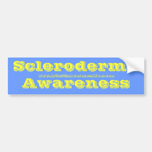 Scleroderma Awareness - in the awareness colour! Bumper Sticker