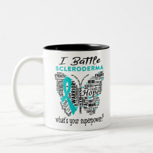 Scleroderma Awareness Month Ribbon Gifts Two-Tone Coffee Mug