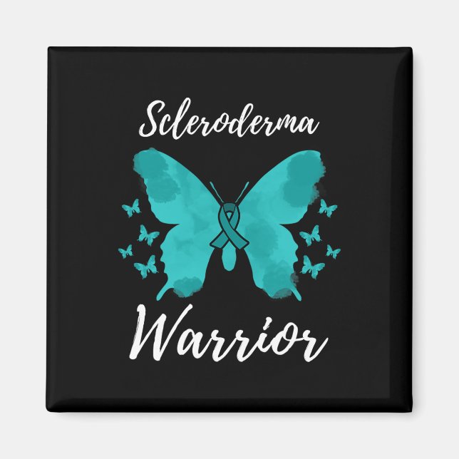 Scleroderma Warrior Scleroderma Awareness  Magnet (Front)