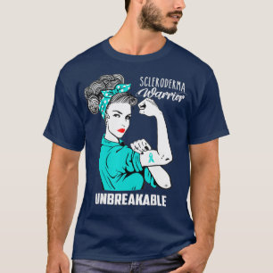 Scleroderma Warrior Unbreakable Awareness Gift T-Shirt