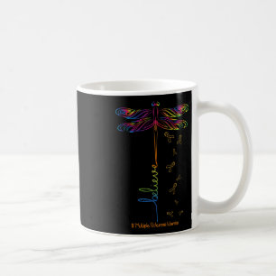 Sclerosis Awareness Dragonfly Ribon  Coffee Mug