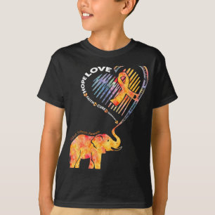 Sclerosis Awareness Faith Hope Love Support T-Shirt