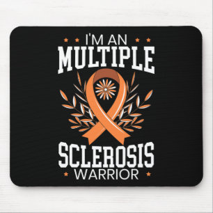 Sclerosis Awareness Orange Ribbon Mouse Mat