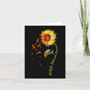 Sclerosis Awareness Sunflower Ms Awareness  Card