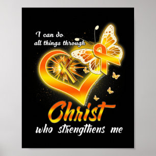 Sclerosis - I Can Do All Things Through Christ  Poster