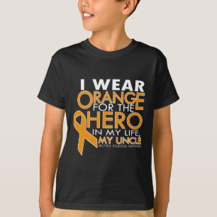 Sclerosis I Wear Orange For My Uncle  T-Shirt