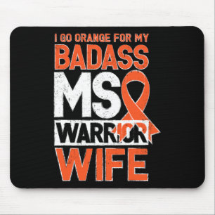 Sclerosis Ms Awareness Badass Warrior Wife Mouse Mat