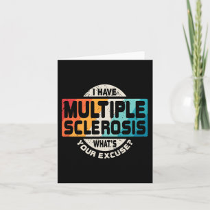 Sclerosis Ms Awareness Fun Gift  Card