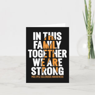 Sclerosis Support Ms Multiple Sclerosis Awareness  Card