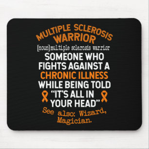 Sclerosis Warrior Definition Awareness  Mouse Mat