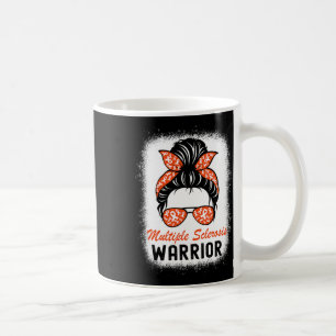 Sclerosis Warrior Ms Awareness Messy Bun Coffee Mug