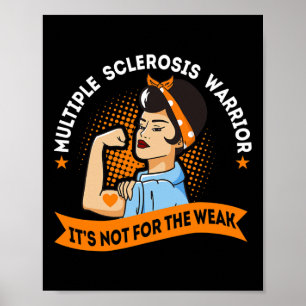 Sclerosis Warrior Multiple Sclerosis Awareness 3  Poster
