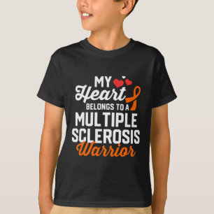 Sclerosis Warrior Survivor Support Awareness Gifts T-Shirt