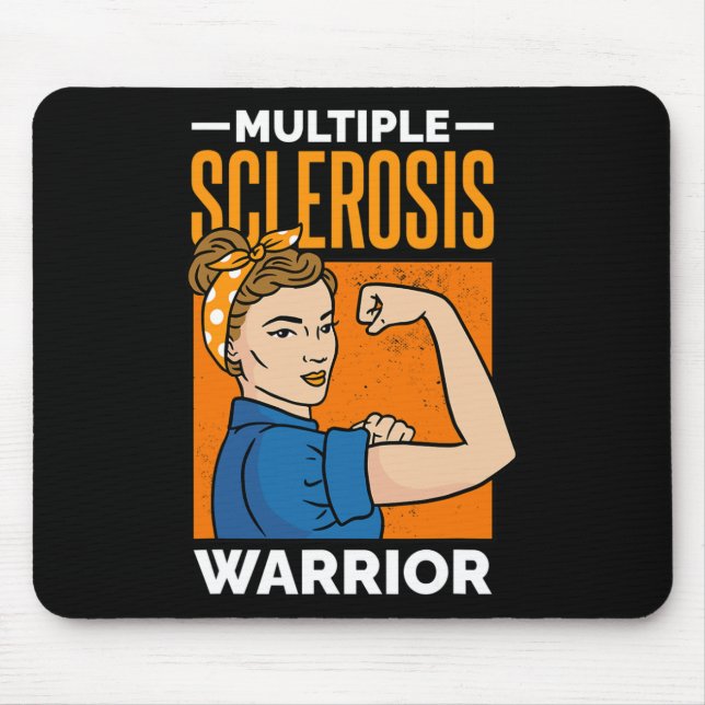 Sclerosis Warrior Women  Mouse Mat (Front)