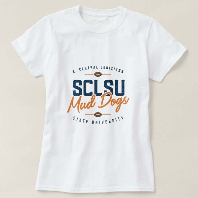 SCLSU MUD DOGS FOOTBALL MEN UNISEX Swea T-Shirt (Design Front)