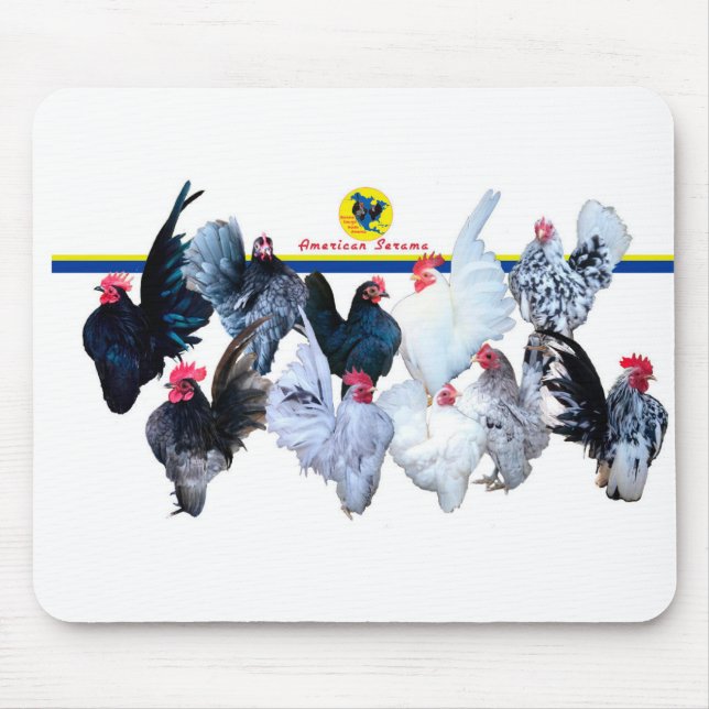 SCNA American Serama Mousepad (Front)