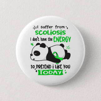 Scoliosis Awareness Month Ribbon Gifts 6 Cm Round Badge