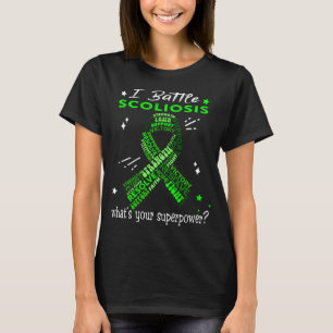 Scoliosis Awareness Ribbon Support Gifts T-Shirt