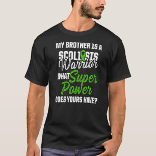 Scoliosis Awareness Scoliotic Warrior Survivor 6 T-Shirt