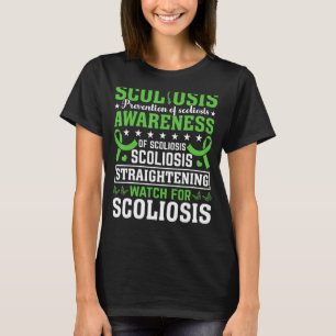 Scoliosis Back Injury Awareness Ribbon Scoliosis T-Shirt