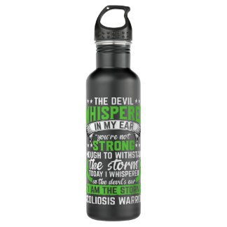 Scoliosis - Back Spinal Injury Awareness Ribbon Sc 710 Ml Water Bottle