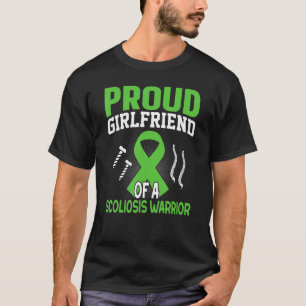 Scoliosis Back Spinal Injury Warrior's Girlfriend T-Shirt