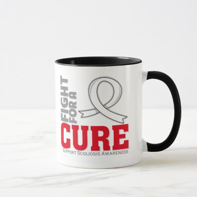 Scoliosis Fight For A Cure Mug (Right)