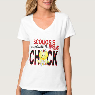 Scoliosis Messed With Wrong Chick T-Shirt