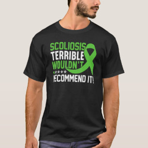 Scoliosis Spine Back Surgery Awareness Ribbon Sco T-Shirt