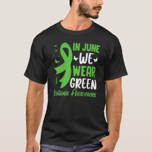 Scoliosis Spine Back Surgery Awareness Ribbon Scol T-Shirt