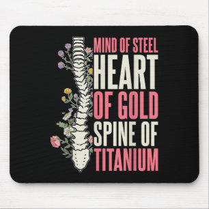 Scoliosis Warrior Scoliosis Surgery Recovery Mouse Mat