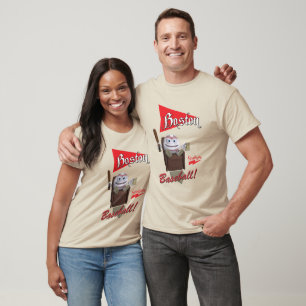 Scolletta "Boston Baseball!" Long Sleeve Raglan T-Shirt