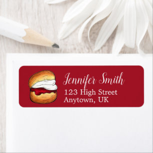 Scone Clotted Cream Jam Tea Shoppe Café Bakery