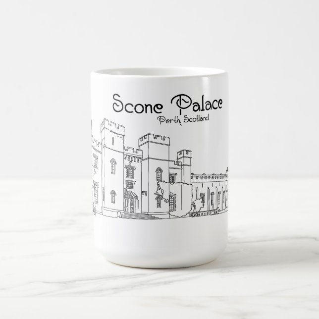 Scone Palace, Perth, Scotland Coffee Mug (Center)