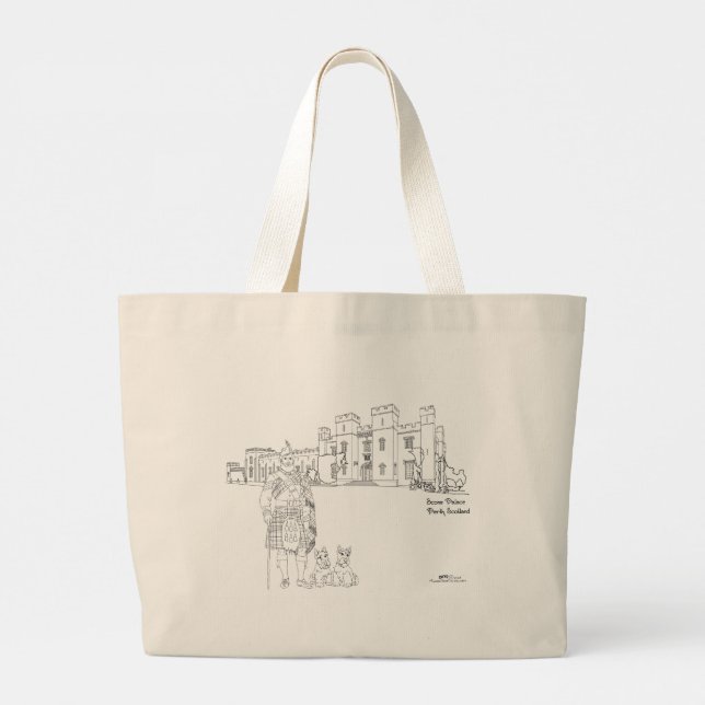 Scone Palace, Perth, Scotland Tote Bag (Back)