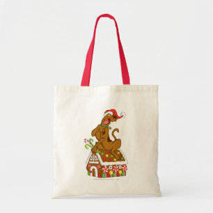 Scooby and Gingerbread House Tote Bag