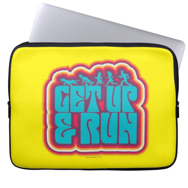 Scooby and the Gang "Get Up & Run" Graphic Laptop Sleeve (Front)