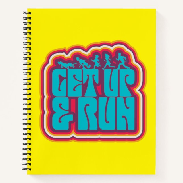 Scooby and the Gang "Get Up & Run" Graphic Notebook (Front)