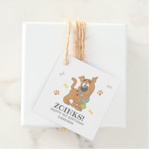 Scooby-Doo 1st Birthday Favour Tags