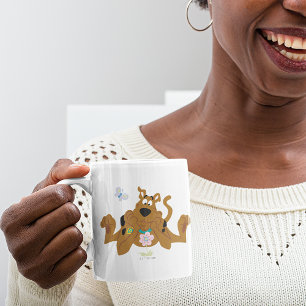 Scooby-Doo Admiring Flower Coffee Mug