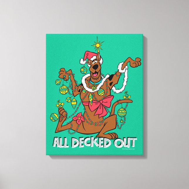 Scooby-Doo All Decked Out Canvas Print (Front)
