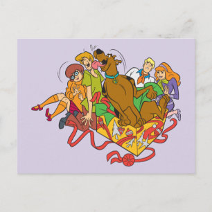 Scooby-Doo and Gang Christmas Holiday Postcard
