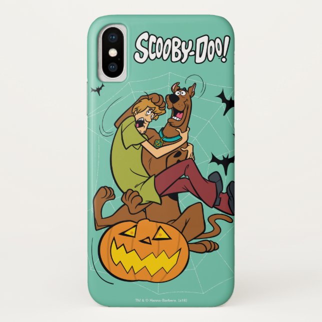 Scooby-Doo and Shaggy Halloween Fright Case-Mate iPhone Case (Back)