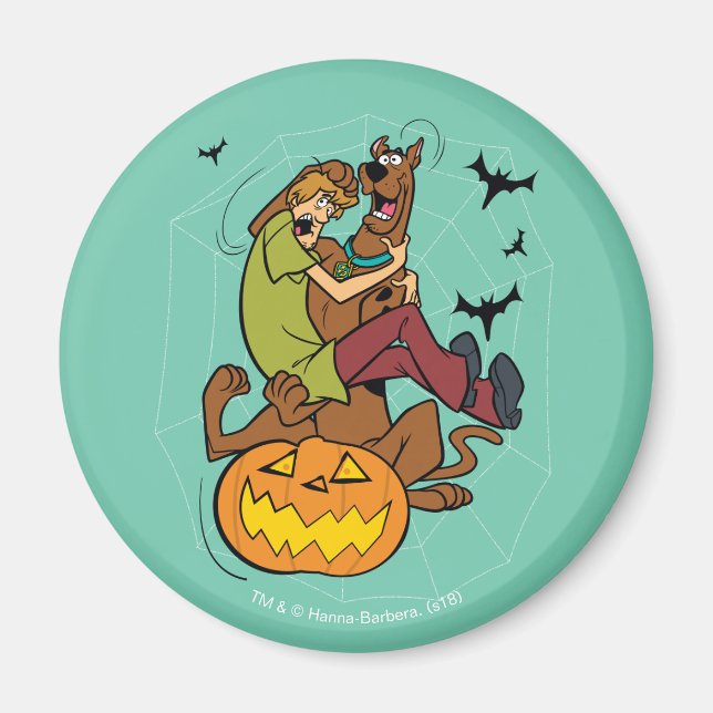 Scooby-Doo and Shaggy Halloween Fright Magnet (Front)