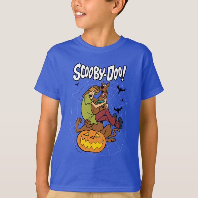 Scooby-Doo and Shaggy Halloween Fright T-Shirt (Front)
