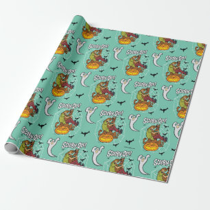 Scooby-Doo and Shaggy Halloween Fright Wrapping Paper
